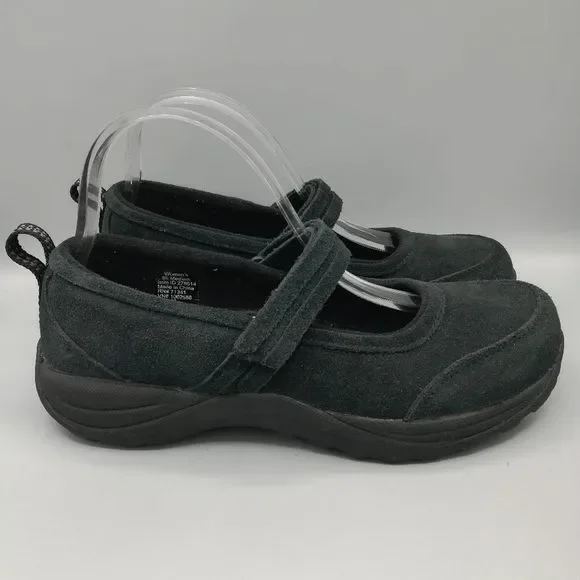Bean Shoes Ll Bean Black Suede Comfort Mocs Mary Jane